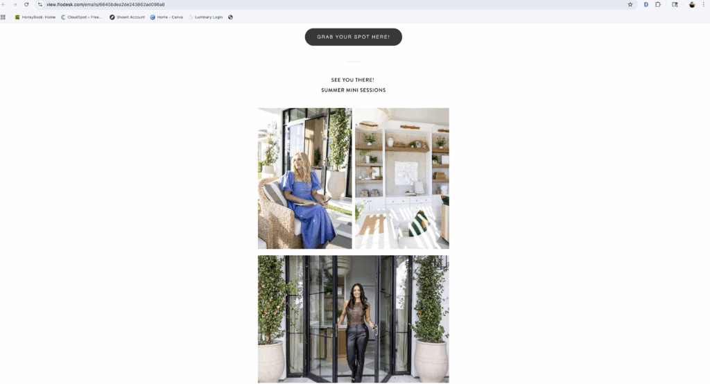 branding photographer, arizona branding sessions, flodesk email partner, female owned business
